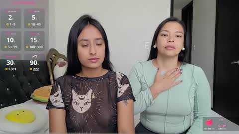 Snapshot of 2summerlove2 chatting on February 1, 2025, 3:39 pm Dalilah and Tarah online show from February 1, 2025, 3:39 pm