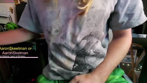 Snapshot of aaronskeetman chatting on December 24, 2024, 12:22 pm Aaron Skeetman online show from December 24, 2024, 12:22 pm