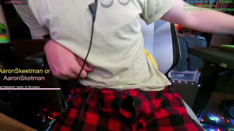 Snapshot of aaronskeetman chatting on December 26, 2024, 8:28 am Aaron Skeetman online show from December 26, 2024, 8:28 am