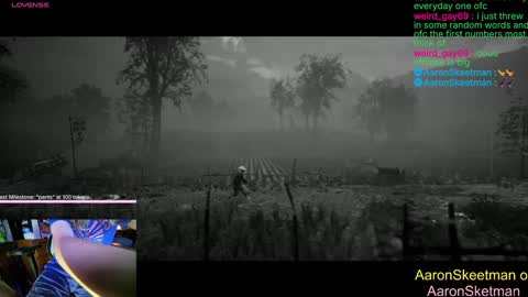 Snapshot of aaronskeetman chatting on December 28, 2024, 1:17 pm Aaron Skeetman online show from December 28, 2024, 1:17 pm