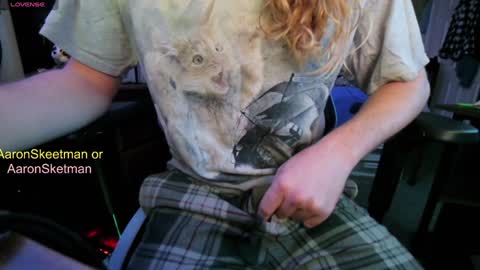 Snapshot of aaronskeetman chatting on January 16, 2025, 8:11 am Aaron Skeetman online show from January 16, 2025, 8:11 am