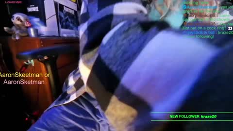 Snapshot of aaronskeetman chatting on January 18, 2025, 1:40 pm Aaron Skeetman online show from January 18, 2025, 1:40 pm