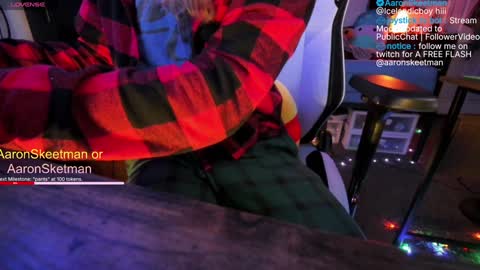 Snapshot of aaronskeetman chatting on January 24, 2025, 12:10 pm Aaron Skeetman online show from January 24, 2025, 12:10 pm