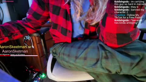 Snapshot of aaronskeetman chatting on January 24, 2025, 3:13 pm Aaron Skeetman online show from January 24, 2025, 3:13 pm