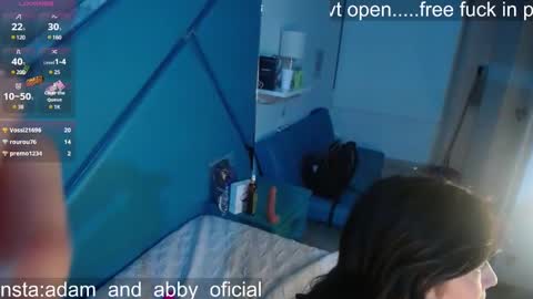 Snapshot of adam_and_abby_ chatting on January 30, 2025, 11:55 pm adam and abby online show from January 30, 2025, 11:55 pm