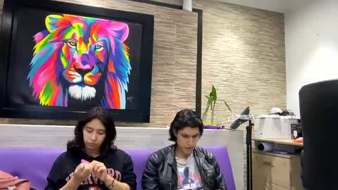 Snapshot of adam_and_abby_ chatting on February 7, 2025, 8:10 pm adam and abby online show from February 7, 2025, 8:10 pm