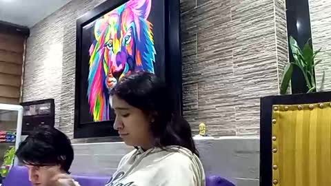 Snapshot of adam_and_abby_ chatting on February 12, 2025, 8:40 pm adam and abby online show from February 12, 2025, 8:40 pm