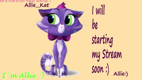 Snapshot of allie__kat chatting on November 26, 2025, 3:46 pm Allie online show from November 26, 2025, 3:46 pm