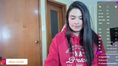 Snapshot of allison_love chatting on February 14, 2025, 8:21 am allison online show from February 14, 2025, 8:21 am