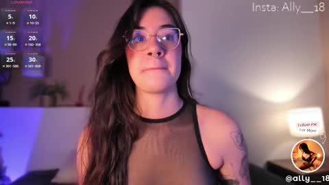 Snapshot of ally_addams chatting on February 15, 2025, 9:04 pm Ally online show from February 15, 2025, 9:04 pm