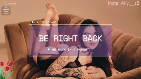 Snapshot of ally_addams chatting on March 7, 2025, 6:57 am Ally online show from March 7, 2025, 6:57 am