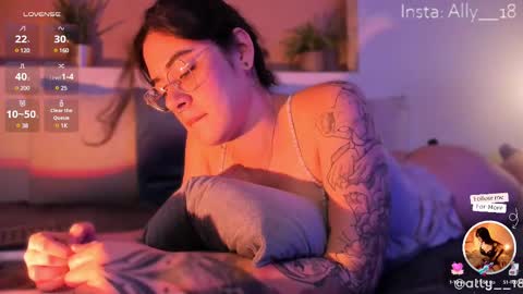 Snapshot of ally_addams chatting on March 8, 2025, 10:00 am Ally online show from March 8, 2025, 10:00 am