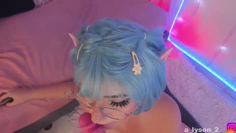 Snapshot of aly_nucita_2 chatting on January 20, 2025, 6:53 am Im back 3 follow me on instagram  na misuan online show from January 20, 2025, 6:53 am