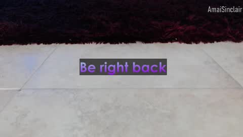 Amai  Sinclair  online show from September 14, 2025, 6:01 am