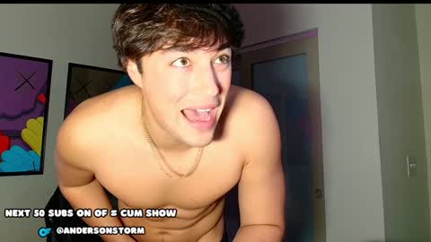 Snapshot of andersonstorm chatting on January 15, 2025, 3:00 am Anderson Storm online show from January 15, 2025, 3:00 am