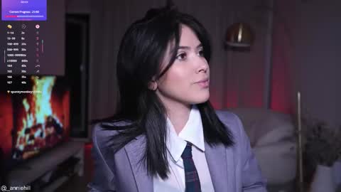 Snapshot of anniehillofficial_ chatting on October 11, 2025, 8:40 pm anniehillofficial_ online show from October 11, 2025, 8:40 pm