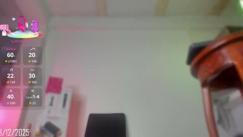 Snapshot of arcana_angel chatting on December 3, 2025, 8:23 am Angel online show from December 3, 2025, 8:23 am