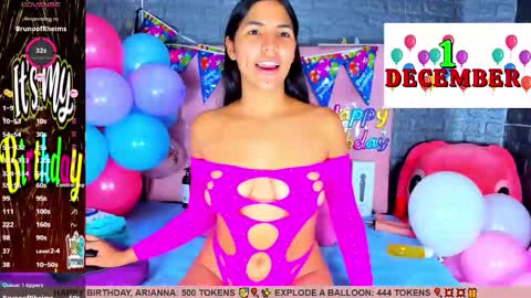 Snapshot of ariannalewis1 chatting on December 1, 2025, 7:41 pm Arianna online show from December 1, 2025, 7:41 pm