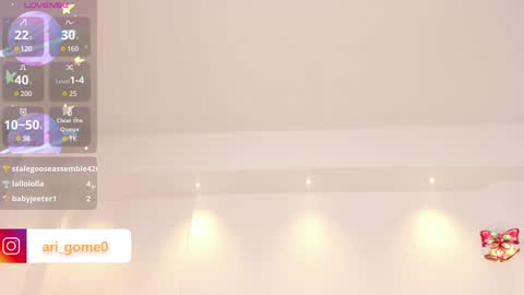 Snapshot of arigy_gomez chatting on December 4, 2024, 7:34 pm Arigy Everyday From 1430 to 2130 Col Time online show from December 4, 2024, 7:34 pm