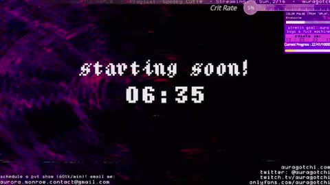 Snapshot of auragotchi chatting on February 16, 2025, 5:37 am Aurora  Aura online show from February 16, 2025, 5:37 am