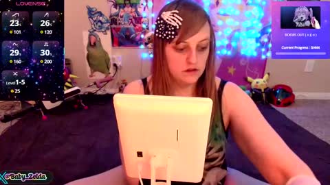 Snapshot of babyzelda chatting on January 31, 2025, 4:14 am BabyZelda online show from January 31, 2025, 4:14 am