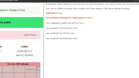 Snapshot of bigangelxs chatting on November 2, 2025, 11:18 pm newSurprise online show from November 2, 2025, 11:18 pm
