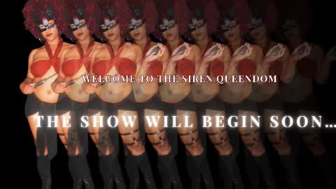 Snapshot of blacksirenqueen chatting on October 16, 2025, 10:05 am Queen Siren online show from October 16, 2025, 10:05 am