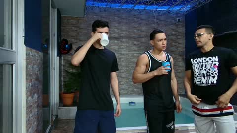 Snapshot of boysgang_sex chatting on January 27, 2025, 11:32 am Angelo Mark Fernando Taylor online show from January 27, 2025, 11:32 am