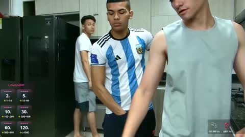 Snapshot of boysgang_sex chatting on February 10, 2025, 11:46 am Angelo Mark Fernando Taylor online show from February 10, 2025, 11:46 am