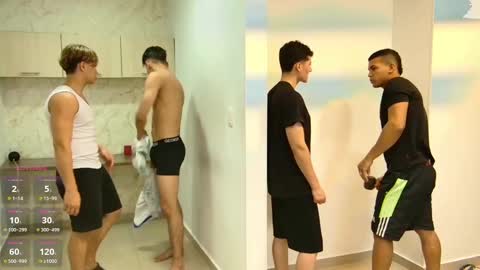 Snapshot of boysgang_sex chatting on February 11, 2025, 2:46 pm Angelo Mark Fernando Taylor online show from February 11, 2025, 2:46 pm