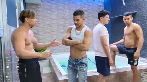 Snapshot of boysgang_sex chatting on February 12, 2025, 2:32 pm Angelo Mark Fernando Taylor online show from February 12, 2025, 2:32 pm