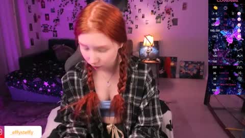 Snapshot of callmeeffy chatting on February 9, 2025, 7:27 am Effyblonde follow my telegram channel for more content3 online show from February 9, 2025, 7:27 am