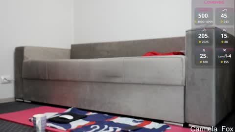 Snapshot of carmela_fox chatting on September 10, 2025, 8:14 am Carmela online show from September 10, 2025, 8:14 am