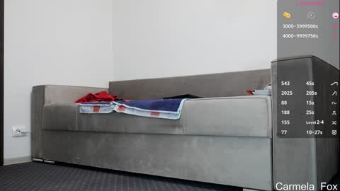 Snapshot of carmela_fox chatting on October 10, 2025, 8:24 am Carmela online show from October 10, 2025, 8:24 am