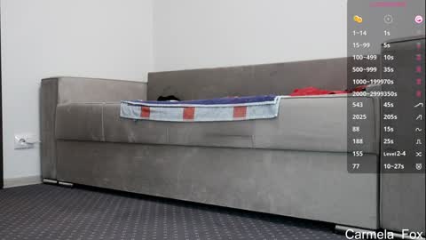 Snapshot of carmela_fox chatting on October 13, 2025, 8:25 am Carmela online show from October 13, 2025, 8:25 am