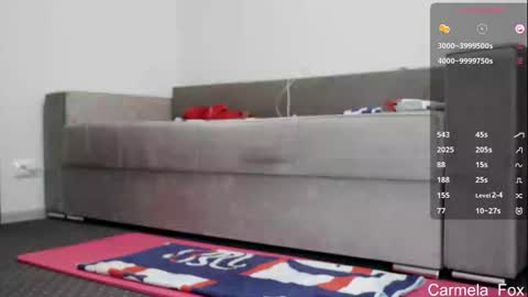 Snapshot of carmela_fox chatting on October 17, 2025, 8:28 am Carmela online show from October 17, 2025, 8:28 am