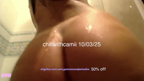 Snapshot of chillwithcamii chatting on March 10, 2025, 12:48 pm yoursensualparadise online show from March 10, 2025, 12:48 pm
