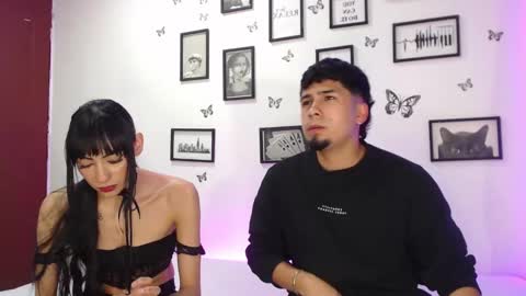 Snapshot of coupsextop chatting on January 13, 2025, 8:05 am Juli and Liam online show from January 13, 2025, 8:05 am