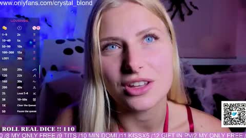 Snapshot of crystal_blond chatting on October 14, 2025, 7:25 pm Crystal online show from October 14, 2025, 7:25 pm
