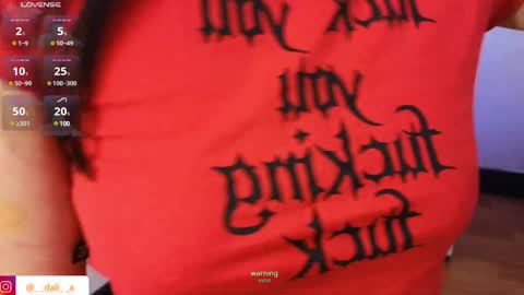 Snapshot of daliapunkt chatting on January 5, 2025, 3:34 pm Dalia online show from January 5, 2025, 3:34 pm