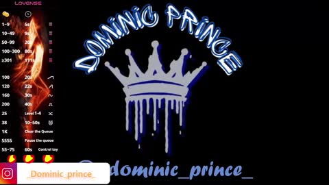 Snapshot of dominicprince chatting on October 6, 2025, 5:49 am DOMINIC PRINCE online show from October 6, 2025, 5:49 am