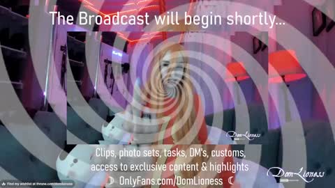 Snapshot of domlioness chatting on January 24, 2025, 11:02 pm DomLioness online show from January 24, 2025, 11:02 pm