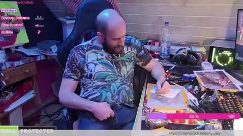 Snapshot of drawingcock chatting on January 31, 2025, 7:18 pm drawingcock online show from January 31, 2025, 7:18 pm