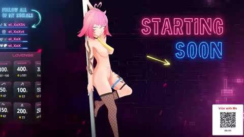 Snapshot of el_xox chatting on November 23, 2025, 12:32 am el XoX online show from November 23, 2025, 12:32 am