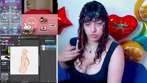 Snapshot of eli666uwu chatting on March 7, 2025, 8:55 pm eli666uwu online show from March 7, 2025, 8:55 pm