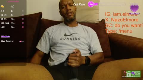 Snapshot of elmorenazogt chatting on January 10, 2025, 4:12 am My name is Elmore. Please say hello I like to chat with you. If you have requests or dirty talk please use tip online show from January 10, 2025, 4:12 am