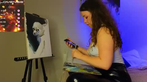 Snapshot of emilyart_ chatting on December 21, 2024, 2:52 am artist Emily online show from December 21, 2024, 2:52 am