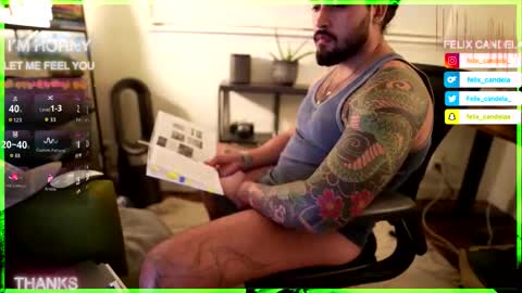 Felix Candela  online show from October 14, 2025, 5:52 am