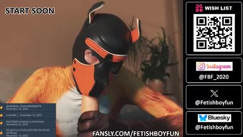Snapshot of fetishboyfun chatting on November 23, 2025, 9:42 am FetishBoyFun online show from November 23, 2025, 9:42 am