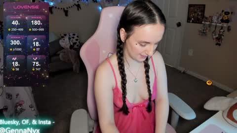 Snapshot of gennanyx chatting on January 6, 2025, 10:02 am Genna Nyx online show from January 6, 2025, 10:02 am